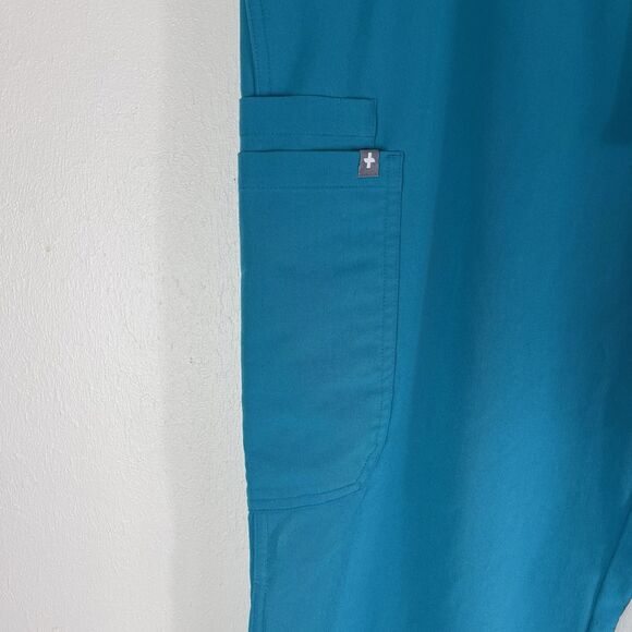 Figs Lot of 3 Women’s Kade Teal Large Scrub Pants Style T21004 Medical Nurse - Picture 3 of 12